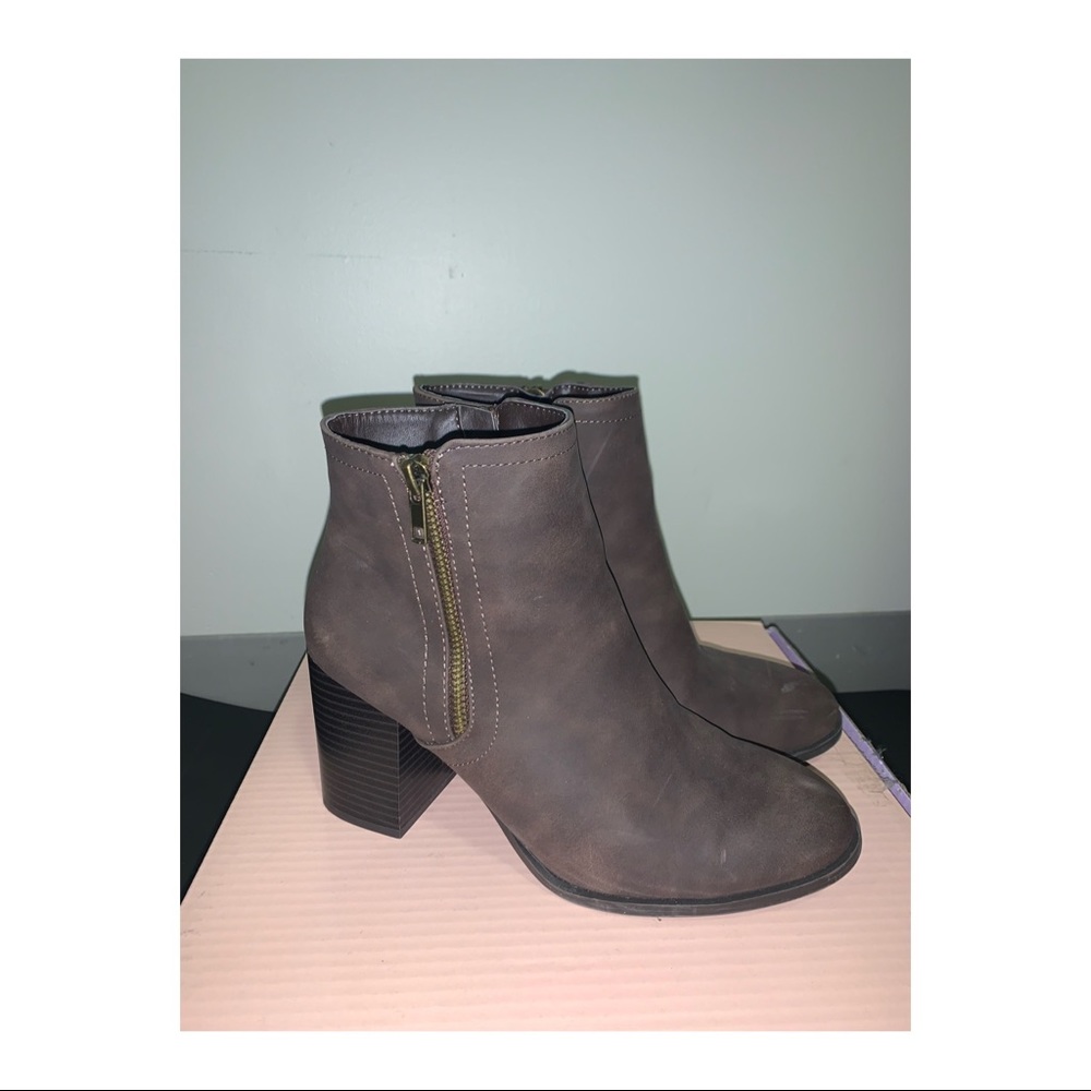 Grey Ankle Booties